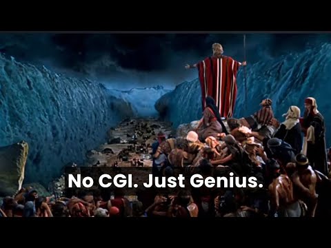 How They Parted the Red Sea in 1956 (No CGI!)