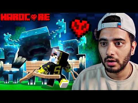 Capturing Wardens in HARCORE Minecraft [Very Risky]