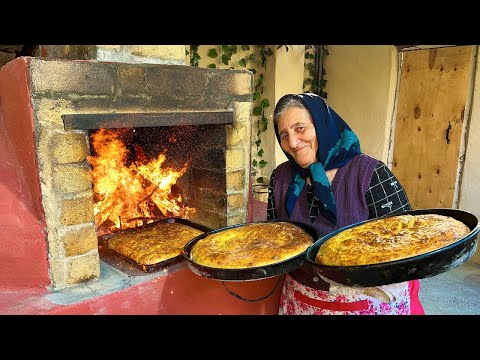 Baking Traditional Azerbaijani Bread and Lamb Ribs in a Mud Oven! Easy Recipes!