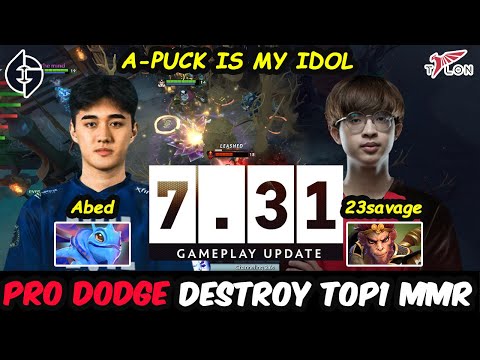 Abed Puck Pro Dodge Back To Server SEA vs Top1 MMR Talon.23savage Dota 2 pro Gameplay