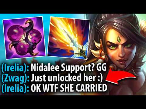 My team thought I was trolling with Nidalee Support... but then I carried