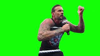 CM Punk "why can't it be Rhea Ripley interrupting me?" green screen
