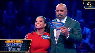 Christina Milian Plays Fast Money! - Celebrity Family Feud