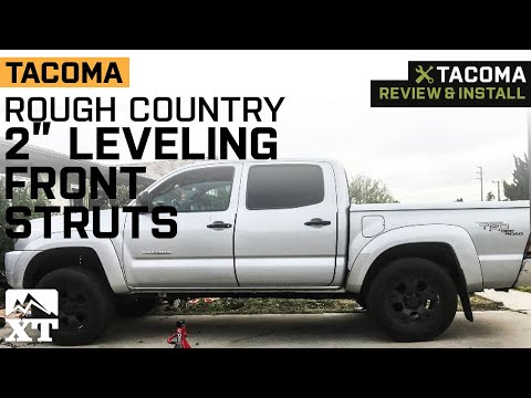 2005-2023 Tacoma Rough Country N3 Loaded Leveling Front Struts Review & Install