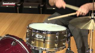 Video thumbnail for Pearl SensiTone Premium Beaded Brass Snare Drum Review by Sweetwater by Sweetwater