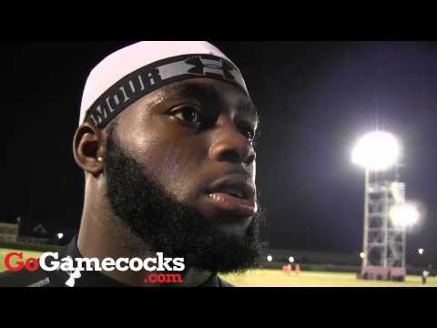 Jordan Diggs after Nov. 11 Gamecocks practice