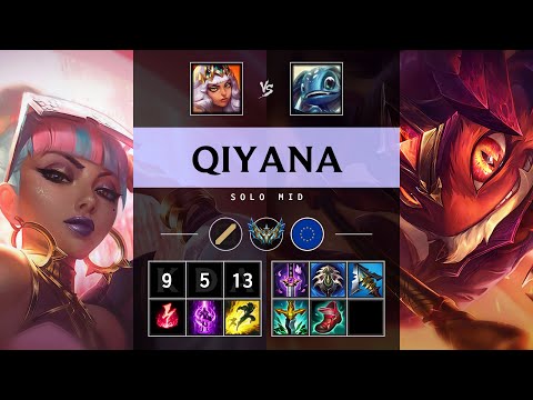 Qiyana Mid vs Fizz: Rampage - EUW Challenger Patch 14.24