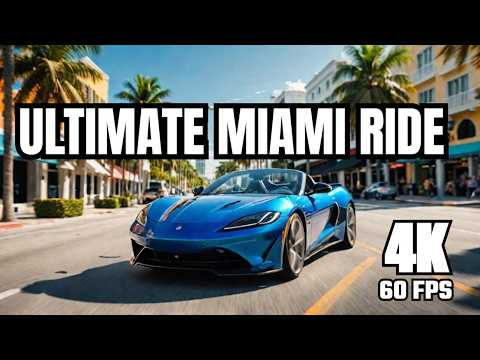 Ultimate Miami Drive: 4K Joyride through the Magic City