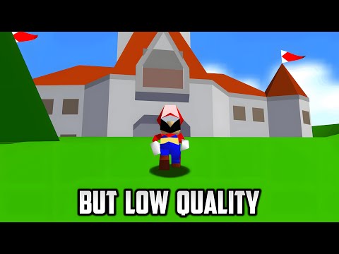⭐ Super Mario 64 - But Low Quality / Chinese Mario 64 Knockoff
