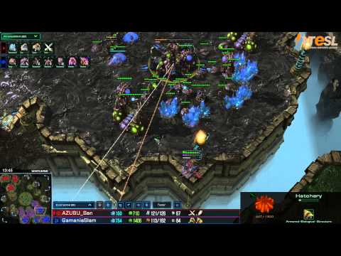 Azubu San (P) vs Gamma Bears Slam (Z) - TESL  - Season Two Round Robin - Game 2