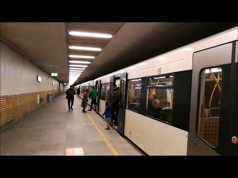 Oslo-Akershus T-bane - Linje 2ELL-2HE: Tveita T-banestasjon 04-2018 - 60FPS [HD]