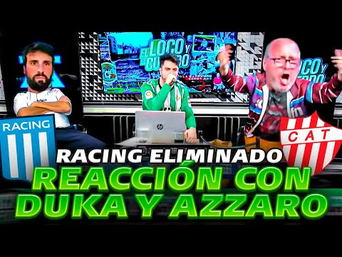 En El Loco y El Cuerdo relaté RACING - TALLERES DE REMEDIOS DE ESCALADA con DUKA y AZZARO!