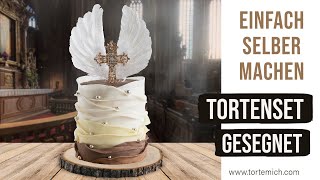 Gelingsicher! Anleitung für eine super einfache Torte für alle kirchlichen Anlässe.