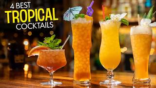These are the 4 GREATEST Tropical Cocktails