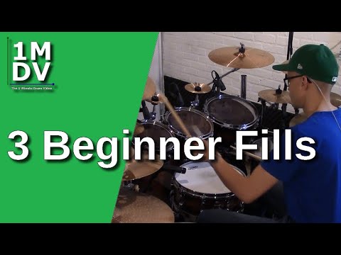 1MDV - The 1-Minute Drum Video #75 : 3 Beginner Fills