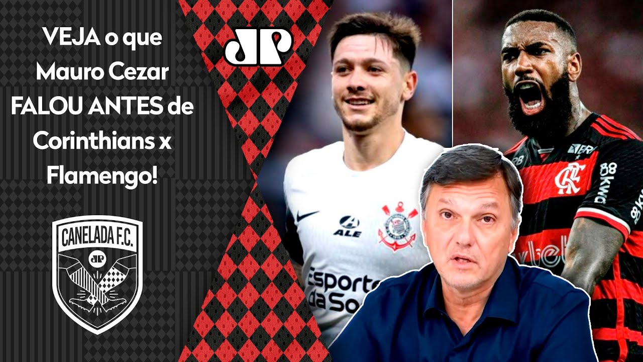 "Pra mim, a CHANCE de o Flamengo SE CLASSIFICAR contra o Corinthians hoje é..." Mauro Cezar É DIRETO