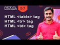 HTML video tutorial - 57 - html table tag , html tr tag and html td tag HTML video tutorial - 57 - html table tag , html tr tag and html td tag