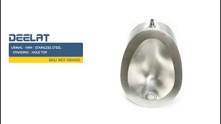Urinal - 1mm - Stainless Steel - Standing - Hole Top SKU #D1160450