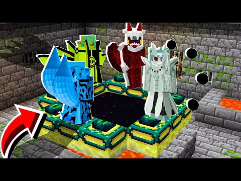 MINECRAFT... MAS OS JINCHUURIKIS VENCEM O JOGO PARA VOCÊ!