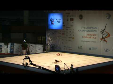 EM 2011 Sports Aerobics  RUSSIA 1 Amosenok Polina Dzhanazyan Garsevan