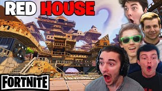 INSANELY FUNNY STAIRCASE TO HEAVEN CHALLENGE! - (Red House&#39;s Best Moments on Fortnite!)