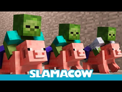 Pig Racing - Minecraft Animation - Slamacow