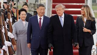 Donald Trump welcomes Xi Jinping to US: POTUS greets China's president on red carpet upon arrival