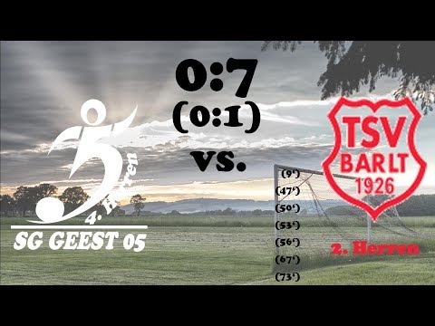 Highlights SG Geest 05 IV vs. TSV Barlt II - 0:7 (0:1) - 15.10.2017