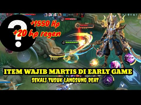 BIKIN MARTIS KALIAN LEBIH POWERFULL DI EARLY GAME PAKAI BUILD DAN INI! BEST BUILD MARTIS 2023