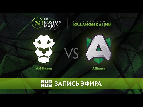 Ad Finem vs Alliance, Boston Major Qualifiers - Europe [GodHunt, Lex]