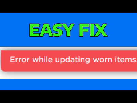Error While Updating Worn Items
