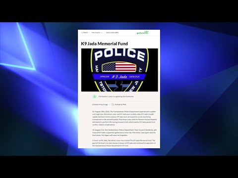 NJ Hackettstown Police K–9 Jada Memorial Fund