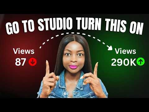 No Views, No Subscribers, TURN ON This Settings Now