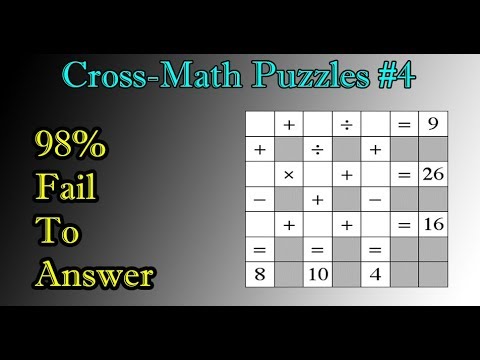 Cross Math Puzzles 4 Ii 98 Fail To Answer