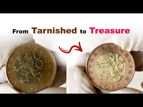 Restoring a 50 Koruna Coin From The Czech Republic 💰