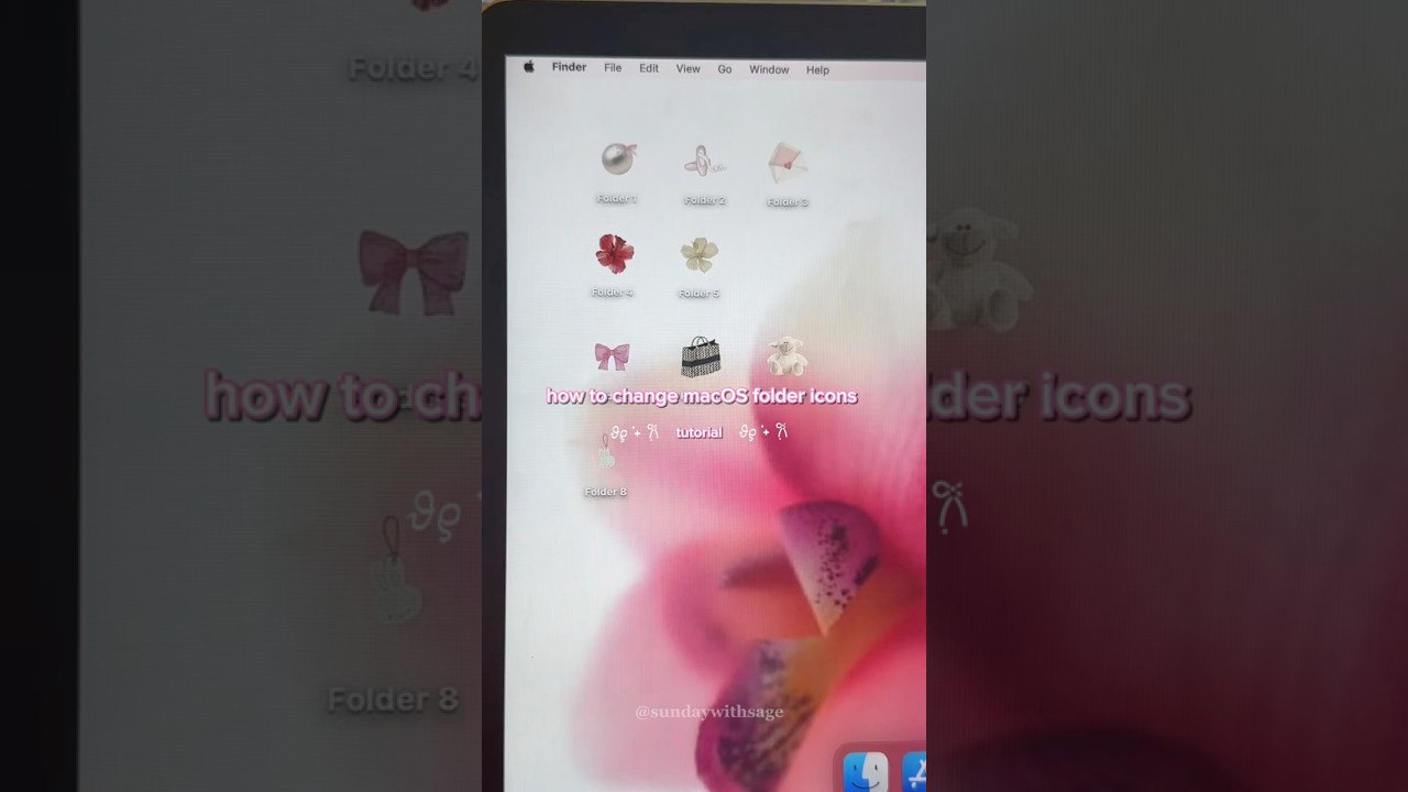 ✿ How to change mac folder icons (tutorial) 𓂃˖ ࣪⊹