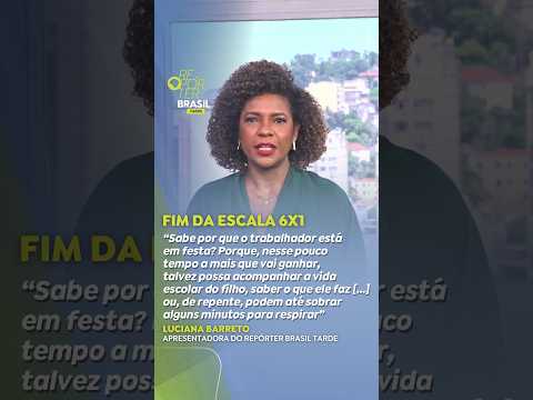 Fim da escala 6x1: Luciana Barreto fala sobre o sentimento de vitória e alívio do trabalhador