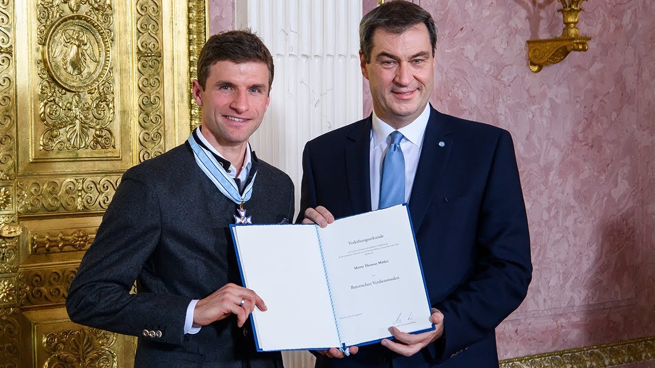 Bayerischer Verdienstorden für Müller » Thomas Müller