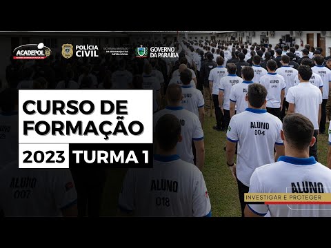 Curso de Formação da Polícia Civil da Paraíba: Turma 1