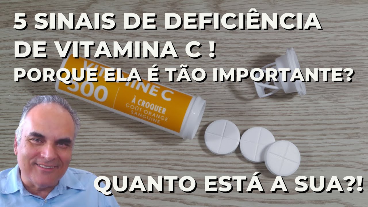 5 sinais de que a Vitamina C está baixa! Alerta!