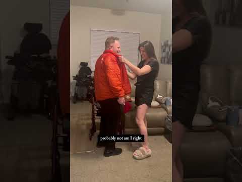 Walking Husband back to his assisted living #marriagegoals #couplegoals #mswarrior #couplegoals