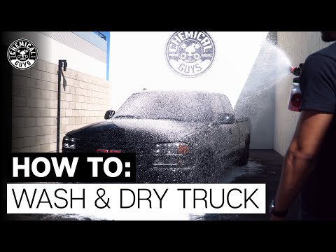 How To Wash & Dry A Black Truck: GMC Sierra | Chemical Guys