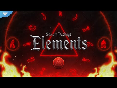 StreamSpell │Elements: Fire Stream Package │ Twitch Overlays for OBS Studio, Streamlabs