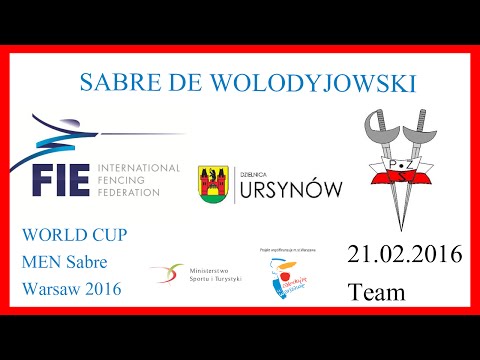 FIE World Cup Warsaw - Men Sabre Team - Piste Red