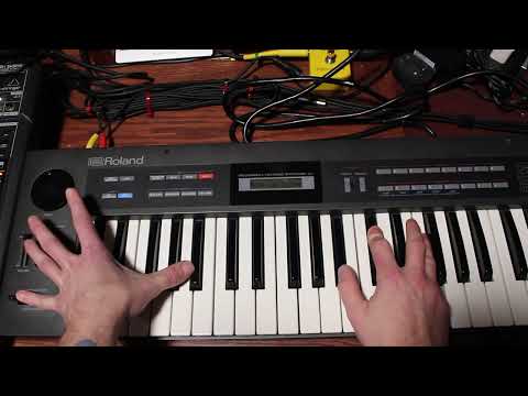 Roland Alpha Juno-1 49-Key Programmable Polyphonic Synthesizer 1985 - 1988 - Black image 13