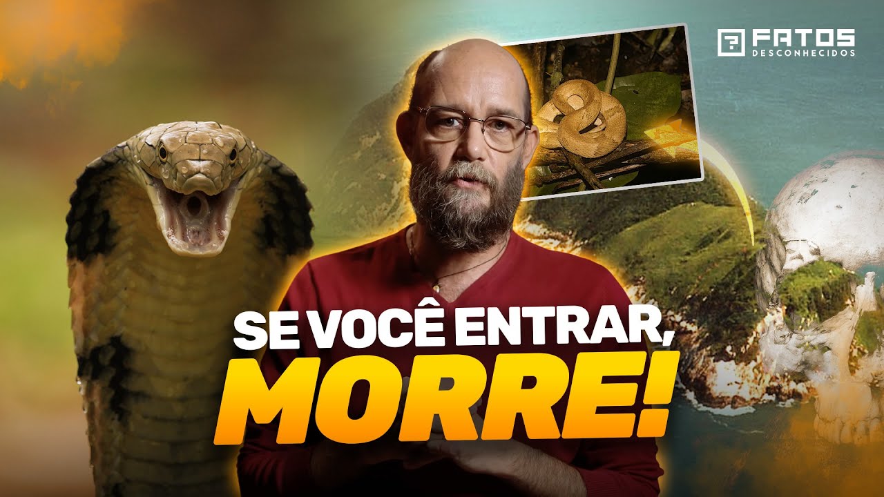 Ilha das Cobras: O lugar  mais perigoso do MUNDO que é (quase) impossível sair com VIDA