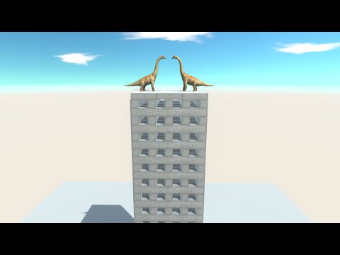 FALLING TOWER EVERY UNIT vs ITSELF - Animal Revolt Battle Simulator