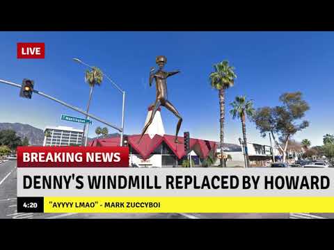 Denny's windmill replaced by Howard