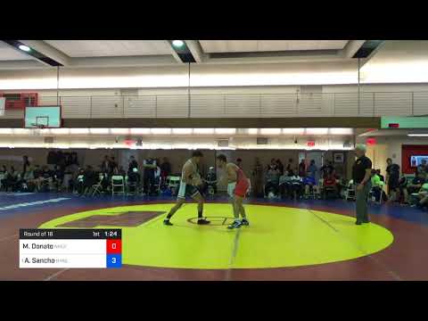 2018 Bill Farrell Memorial International/Greco Roman 72 Round Of 16 - Michael Donato (NMU-) Vs. Al