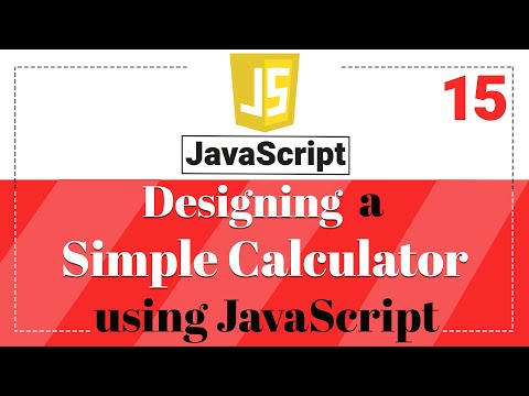 Simple calculator implementation using JavaScript basics and HTML | Learn JavaScript 15